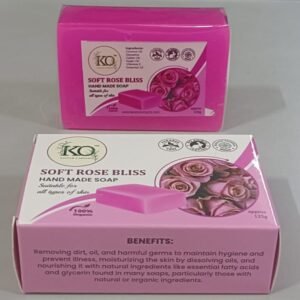 Soft Rose Bliss Hand Made Soap 125 gram