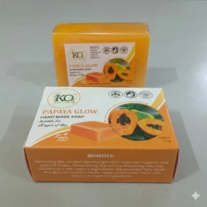Papaya Glow Hand Made Soap 125 gram